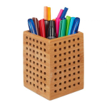 Kirjutusvahendite organiseerija 11,5x9x9 cm, helepruuni v&auml;rvi