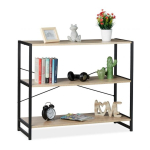 Elutoa riiul 80x95x35cm., helepruun/must