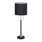 Laualamp 69x24cm., must/kuldne v&auml;rv