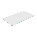 Lauaplaat Relaxdays 10049766_1493, 120 &times; 65 &times; 0,8 cm