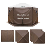 Varikatuse k&uuml;lgseinad VEVOR FYPJ-002, 6 tk, 173 &times; 148 cm