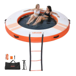 Ujuvplatvorm VEVOR CD244R, &Oslash; 2,44 &times; 0,15 m