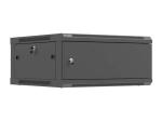 Seadmekapp Lanberg WF01-6604-00B, 19 tolli, 4U, 600 &times; 600, Must