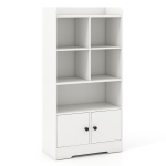 Laste riiul 60x29,5x120cm, valge