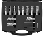 R&otilde;ngaspuuride komplekt, 13 osa, HSS, s&uuml;gavus 2,5 cm, kandekott