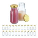 Klaaspudelid Relaxdays 10050535.0, 24 tk, 150 ml tk, &Oslash; 5,5 &times; 12,5 cm