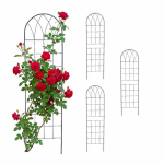 Kaarekujulised taimev&otilde;red Relaxdays 10053230.0, 4 tk, 40 &times; 150 &times; 1 cm