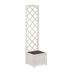 Taimerest Relaxdays, Valge, 145,5 &times; 38 &times; 38 cm