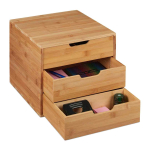 Sahtlikarp Relaxdays 10032120.0, 3 sahtlit, 30 &times; 26 &times; 31 cm