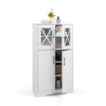 P&otilde;randale paigaldatav vannitoakapp, 3 reguleeritavat riiulit, 59,69 &times; 107,95 &times; 30,48 cm