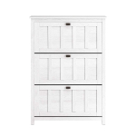 Kingakapp 80x30x111cm., valge/must v&auml;rv