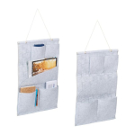 Komplektis 2 rippuvat organiseerijat 60x51x3cm., halli v&auml;rvi