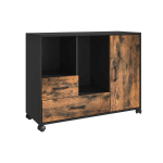 Multifunktsionaalne kapp Relaxdays 10052416_1509, 2 sahtlit, 4 sektsiooni, 90 &times; 70 &times; 35 cm
