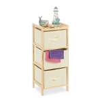 Vannitoariiul Relaxdays 10036812_127, 3 sahtlit, 28 &times; 65 &times; 25,5 cm
