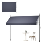 V&auml;livarikatus VEVOR SDA350120-S, K&auml;sitsi v&auml;ljat&otilde;mmatav, Hall, 350 &times; 110&ndash;150 &times; 210&ndash;310 cm