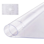 Plastikust &uuml;marlaua kate 48x48 tolli, l&auml;bipaistev PVC-matt