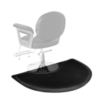 Juuksurimatt, poolringikujuline, 1220x905 mm, paksus 13 mm, PVC