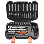 Padrunv&otilde;tmete komplekt 70 osa, 6,4 mm, SAE ja meetrilised, CR-V terasest
