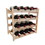 Veiniriiul Relaxdays, horisontaalne, 4 taset, 45 &times; 42 &times; 23,5 cm