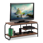 Telerialus Relaxdays 10025968.0, Hoidikuga, Pruun/must, 90 &times; 43 &times; 35 cm