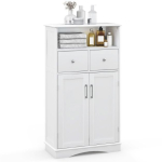 P&otilde;randale paigaldatav vannitoakapp, 2 sahtlit, 2 reguleeritavat riiulit, 59,69 &times; 107,95 &times; 30,48 cm
