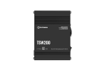 T&ouml;&ouml;stuslik PoE+ Etherneti kommutaator Teltonika TSW200, 8 PoE+ porti, 2 SFP-porti