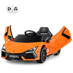 Laste elektriauto 104x60x40cm, oranži/musta v&auml;rvi