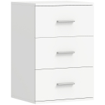 &Ouml;&ouml;kapp 83D-160V90WT, 3 sahtlit, Valge, 40 &times; 60 &times; 35 cm