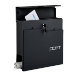 Postkast Relaxdays 10051241_46, ajalehtede lahtriga, 37 &times; 38 &times; 12 cm