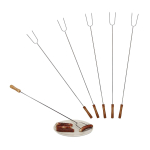 Grillvardad Relaxdays 10022812.0, 6 tk, 80 &times; 2 &times; 5 cm