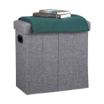 Tumbik Relaxdays, hoiuruumiga, 50 l, 46 &times; 49,5 &times; 25,5 cm