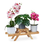 Lillealus Relaxdays 10033863.0, 3 tasandit, 51,5 &times; 17 &times; 15 cm