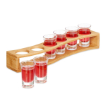 Pitsiklaaside alus, 6 tk, 33 &times; 8 &times; 7,5 cm