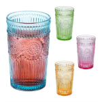 Joogiklaaside komplekt Relaxdays, 4 tk, kuni 360 ml, &Oslash; 8 &times; 12,5 cm