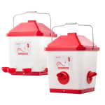 Automaatne kanade s&ouml;&ouml;tja ja jootur VEVOR 5GAL F+D, 18,14 kg ja 19 l, 3 ja 6 ava