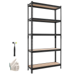 Hoiuriiulid VEVOR SFS3612RA, 5 reguleeritavat tasandit, 92,3 &times; 181,3 &times; 30,9 cm
