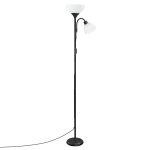 P&otilde;randalamp VASAGLE, Reguleeritava lugemisvalgustusega, Must, 38,5 &times; 176 &times; 23,5 cm