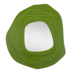 Seinapeegel Dalia, Roheline, 90 &times; 97 &times; 4 cm