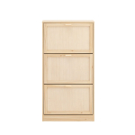 Kingakapp 60x24x118cm., helepruun/valge v&auml;rv
