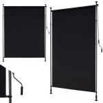 Vertikaalne markiis 150x310cm, musta v&auml;rvi