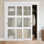 L&uuml;kanduks garderoobile, mattklaas, 1829x2032 mm, t&auml;ispuit PVC-kattega