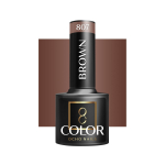 H&uuml;briidne geellakk OCHO NAILS, 807, Pruun