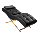 Ripsmehooldustool Sillon Alba, Must ja kuldne