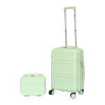 Kohver koos kohvrikesega, 4 topeltratast, 37 &times; 56,5 &times; 22 cm