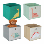 Laste hoiukastid Relaxdays, 4 tk, 30 &times; 30 &times; 30 cm