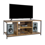 Televiisorilaud Relaxdays, 4 avatud sektsiooni, 120 &times; 50 &times; 40 cm