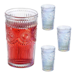 Joogiklaaside komplekt Relaxdays, 4 tk, kuni 360 ml, &Oslash; 8 &times; 12,5 cm