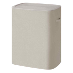 Pesukorv SONGMICS, 160 l, 2 sektsiooni, kaanega, Beež, 56 &times; 70 &times; 40,5 cm