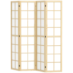 Ekraan Homcom 160x1,7x170cm., valge/helepruun