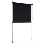 Vertikaalne markiis 200x310cm, musta v&auml;rvi